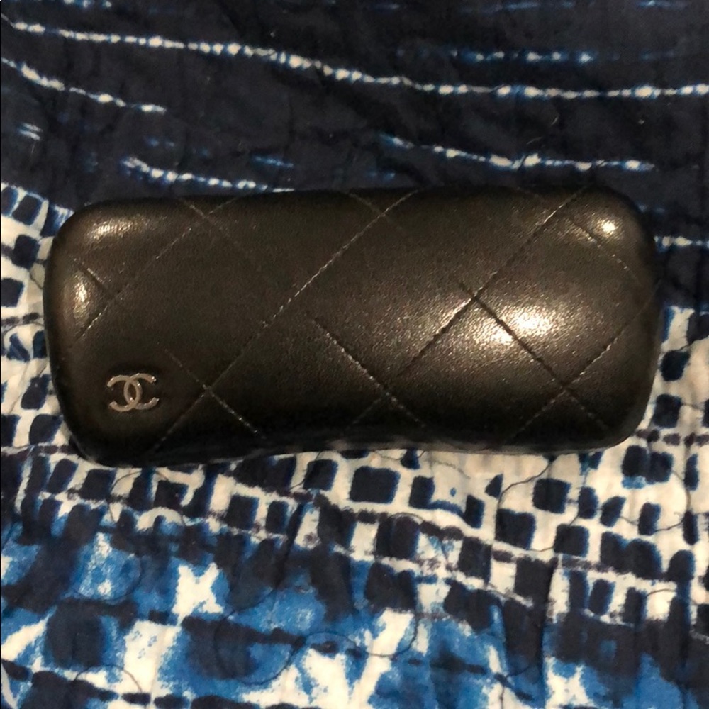 Authentic Chanel glasses case